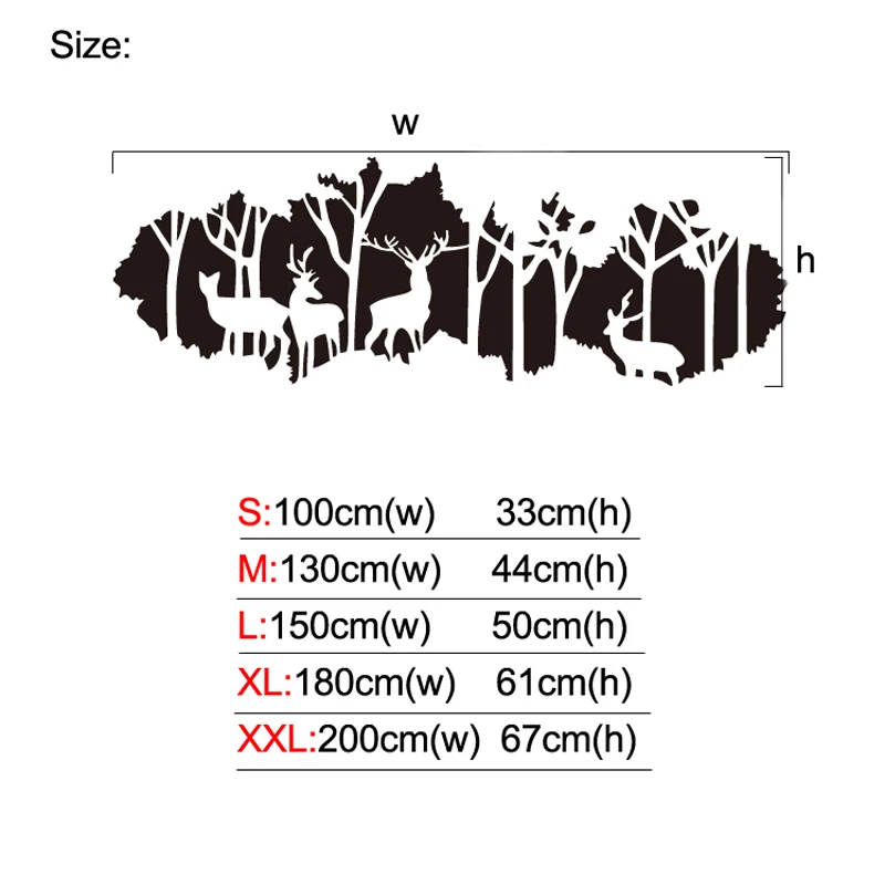 big size forest deer acrylic mirror wall stickers living room personalized 3d wall stickers interior decoration home decor free global shipping