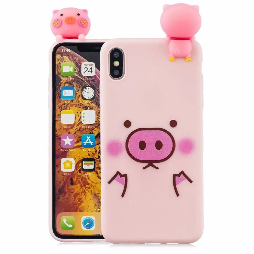 3D Cartoon Silicone shell case for Samsung A6 A7 A8 A9 J4 J6 Plus 2018 S10 A10 A20 A30 A40 A50 A70 A20E M10 M20 |