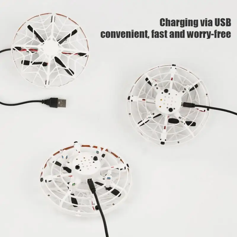

USB Charging Mini Drone Smart UFO Induction Aircraft For Kids Flying Toy RC Helicopters Hand Control Xmas Gift Boys Girls Hot