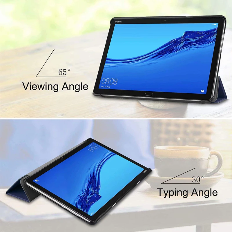 Магнитный чехол для Huawei MediaPad M5 Lite 10 BAH2-W19 BAH2-L09 BAH2-W09 1 дюймов Funda PU кожаный