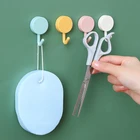 Бесшовный липкий крючок, прочный липкий крючок, стойка для студенческого общежития, пальто, милое украшение карамельных цветов, корейский крючок без перфорации