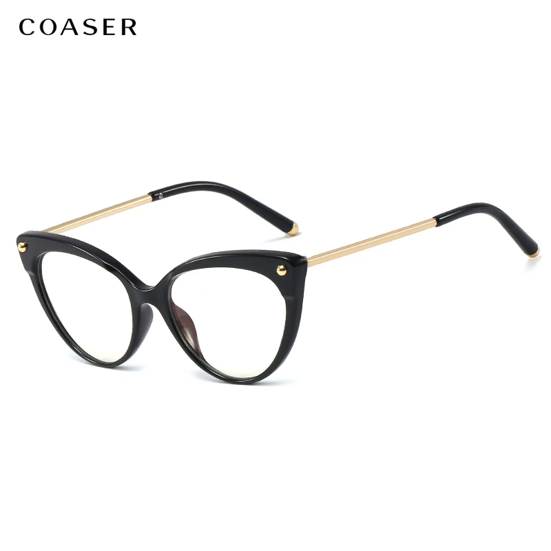 

Women Eyeglasses Cat Eye Glasses Frame Brand Design Vintage Myopia Optical Prescription Eyewear Suitable For All-day Comfort