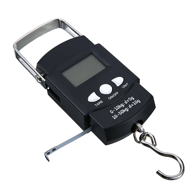 Карманные подвесные цифровые весы для рыбы светодиодные электрические с крючком