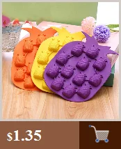 Сахарные 1 чехол из поликарбоната и силикона с рисунком медведя Форма Fondant(сахарная) Пан пресс-формы "сделай сам" поднос для печенья DIY Резак для желе 3D шоколад штанцевый нож Кухня для выпечки