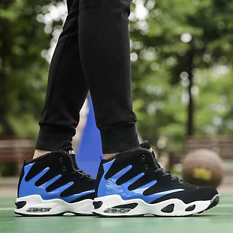 Shoes Men Sneakers Plush Warm Snow Boots Men Boots Fashion Hip Hop Shoes Men Sneakers Casual Shoes tenis masculino adulto AODLEE