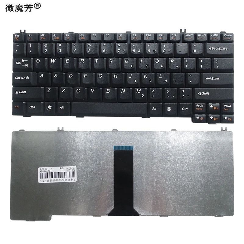 

US Black New English laptop keyboard For Lenovo 14002 15003 20003 20008 E23 E42T 15303 L3000 C640 N100 C200 C100 y730 Y710