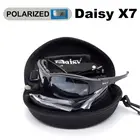 Поляризованные военные тактические очки Daisy X7 для страйкбола UV400 Защитные очки для велоспорта очки для занятий спортом на открытом воздухе мужские солнцезащитные очки