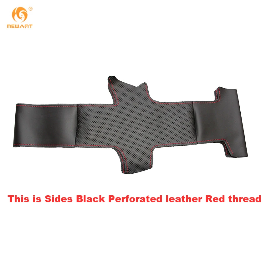 MEWANT Black Artificial Leather Car Steering Wheel Cover for Old Hyundai Santa Fe Interior Accessories Parts | Автомобили и