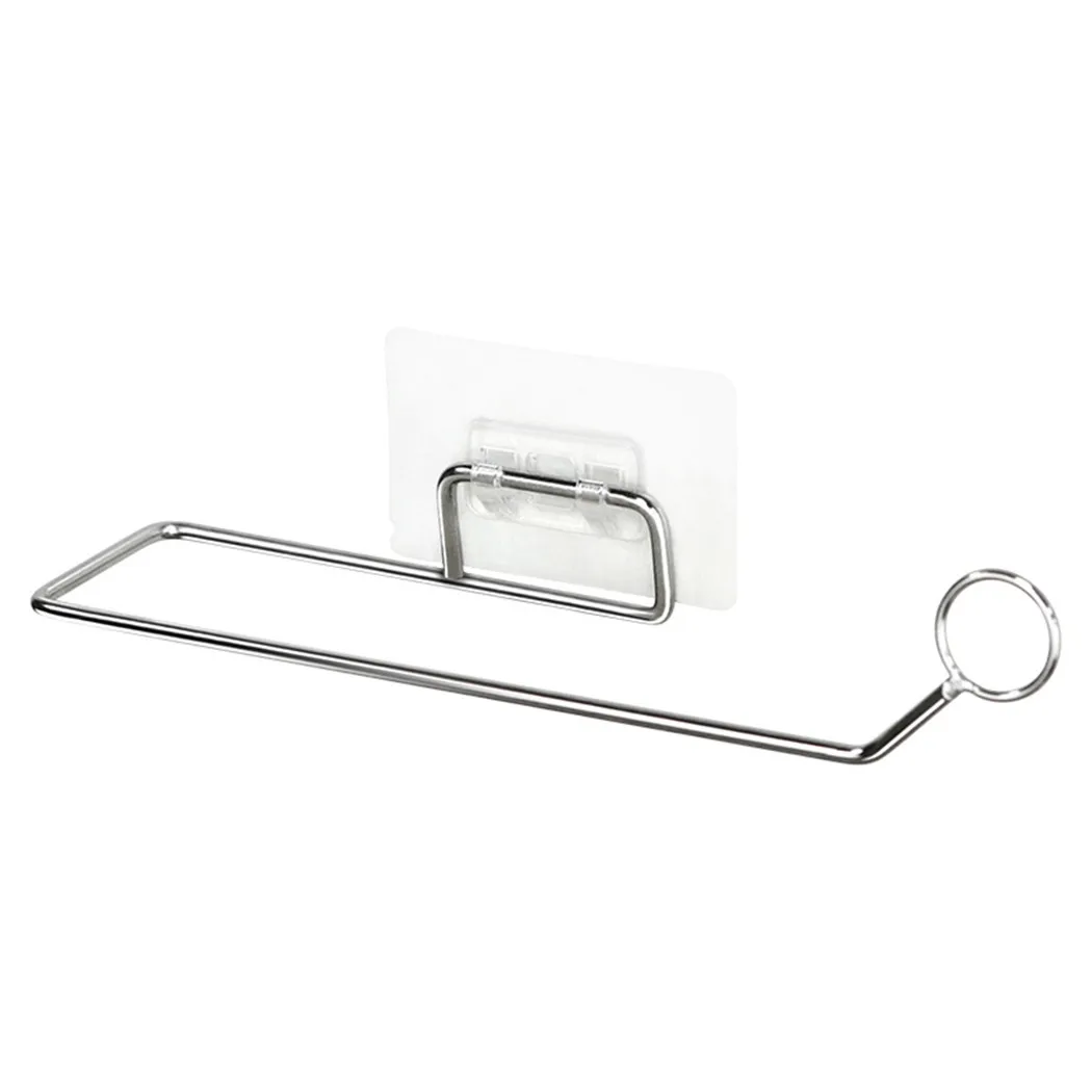 

Bathroom Kitchen Towel Stainless Steel Hanger SelfAdhesive Paper Roll Holder Kitchen Dining Bar Accessory