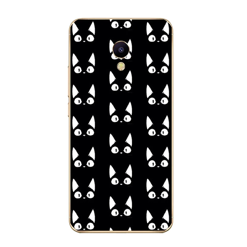 Чехол для телефона Meizu M2 M3 M3S Mini чехол Meilan M5 / M5S U10 U20 мягкий из ТПУ с рисунком кошек и
