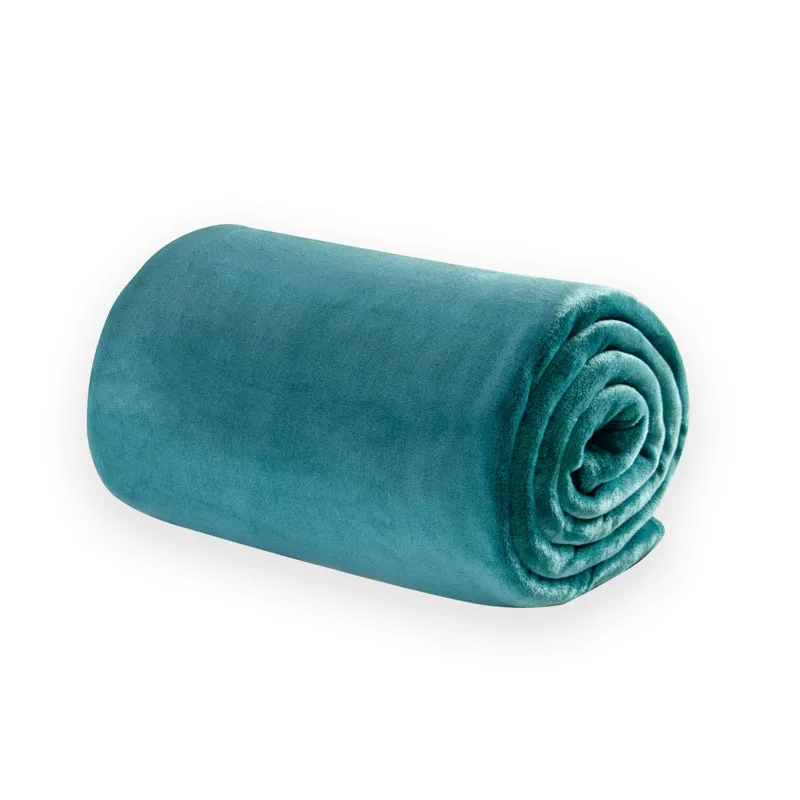 

Bonenjoy Flannel Bedspread for Beds Green Color Queen/King Size Thow Blanket Larger Size Thicker Coral Fleece Plaids on Beds
