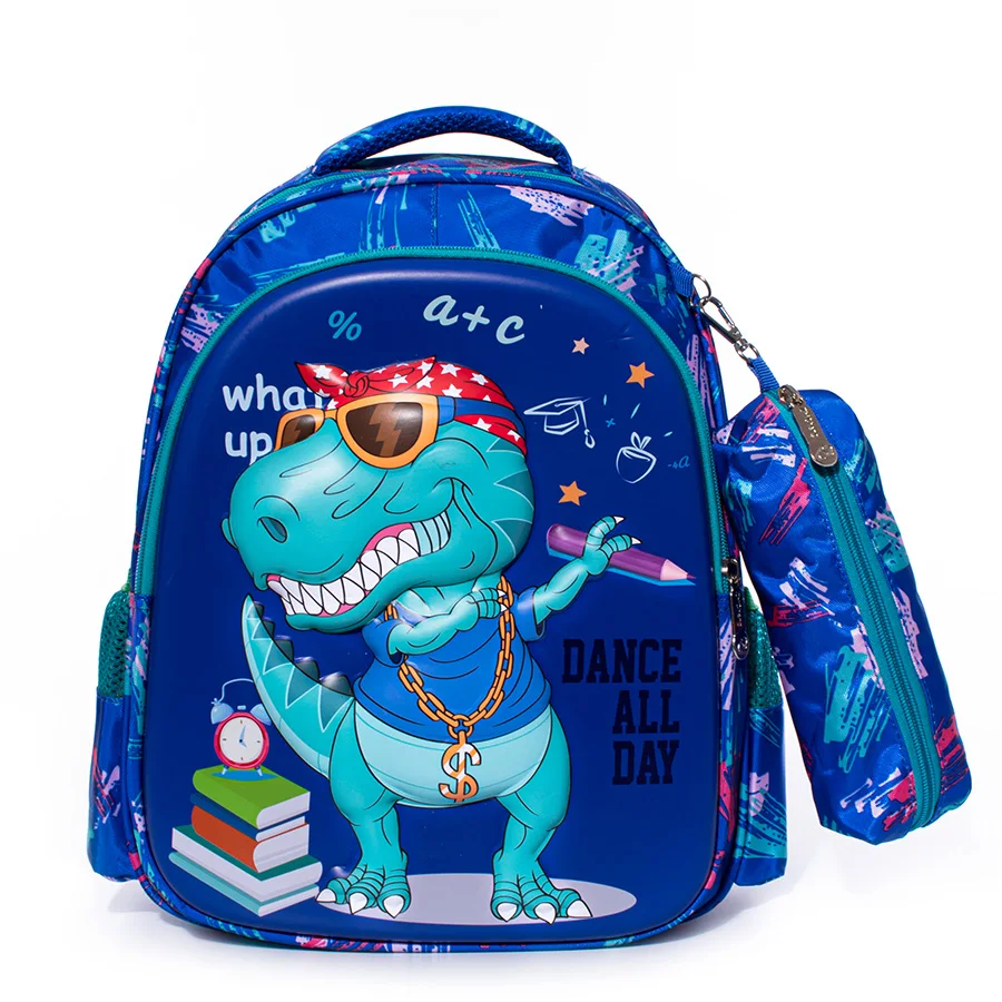 

3D Unicorn Children Schoolbag Girls Boys 3D Cartoon Cars Print First Class Satchel Briescase Age 6-7-8 School Backpacks Light