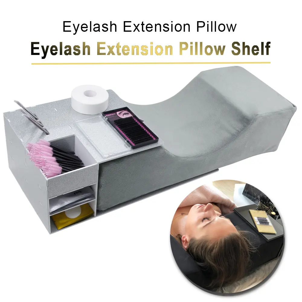 Подушка для ресниц фланелевая подушка наращивания из пены памяти акриловая