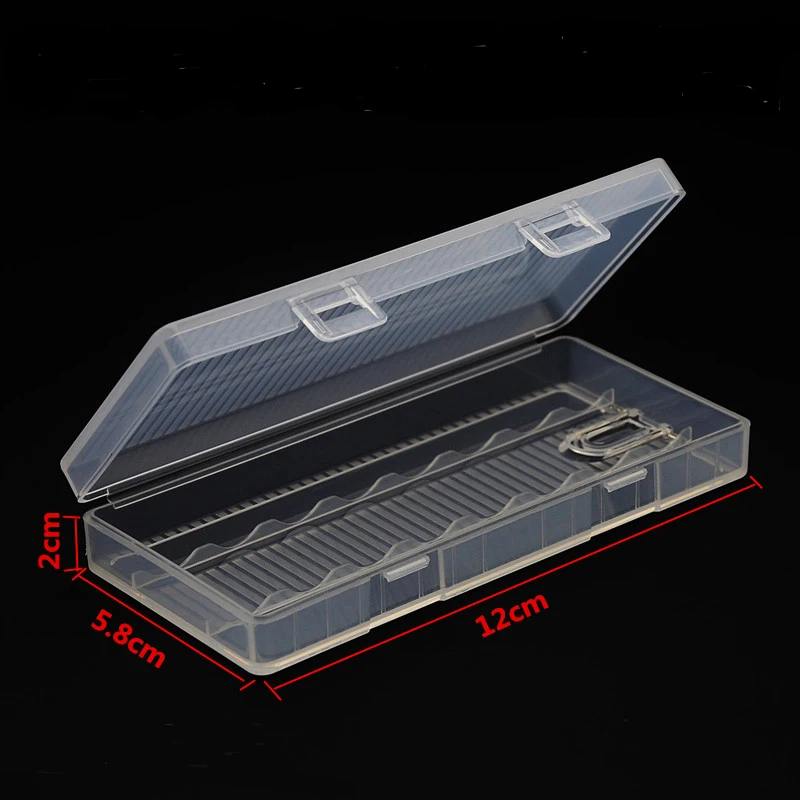 MasterFire 300 шт./лот прозрачный жесткий пластик 8x18650 держатель для батареи чехол