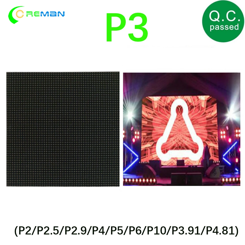 P3 внутренняя фотопанель полноцветная яркая светодиодная матрица pixel 3 мм