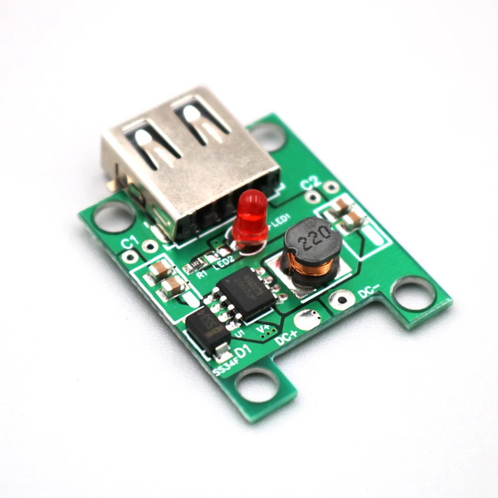 5V 2A солнечных панелей Напряжение Контроллер заряда с Светодиодный индикатор USB