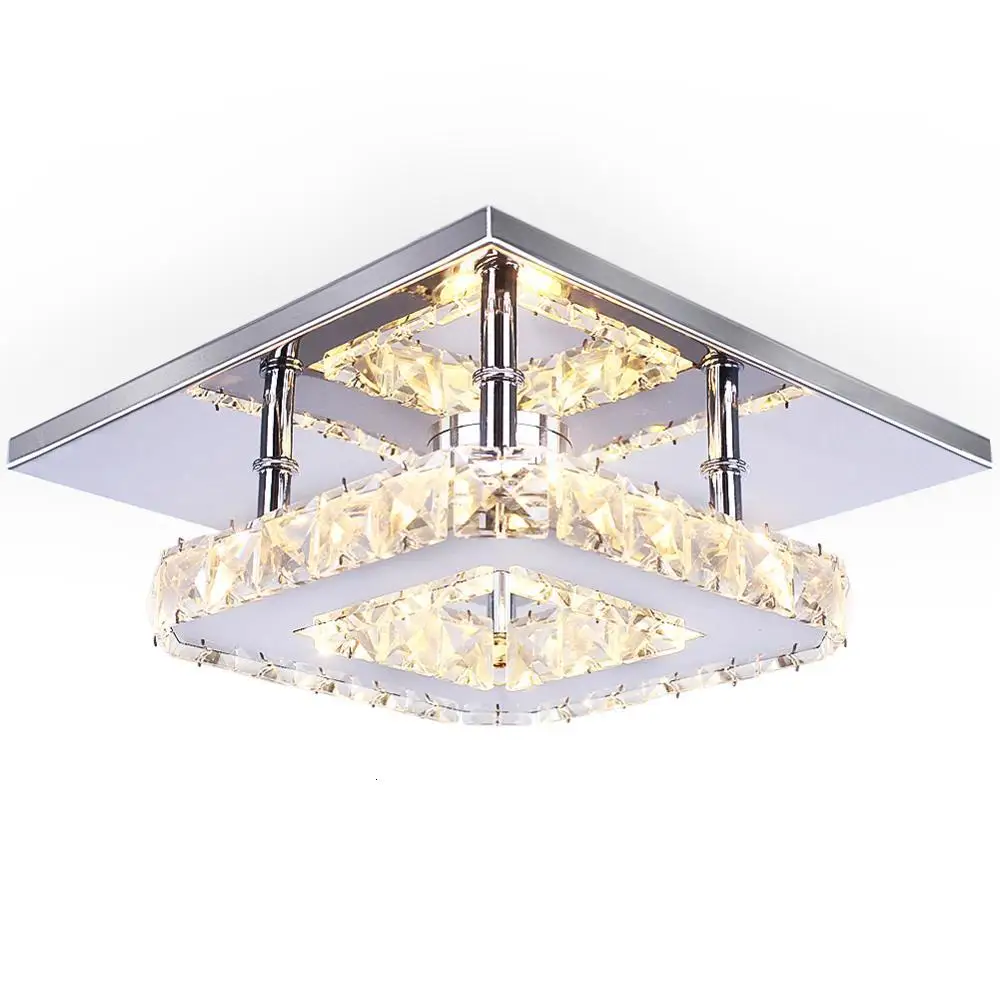 Contemporary Crystal Lamp Ceiling Cheap 15w Luxury Illumination Square Led Light Manufacturer Decorative | Освещение