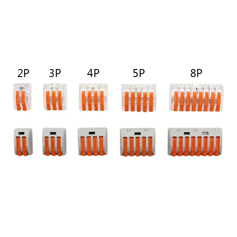 

5/10/50 pcs Electrical Wire Connector Push-in Terminal Block Universal Fast Wiring Cable Connectors For Cable Connection