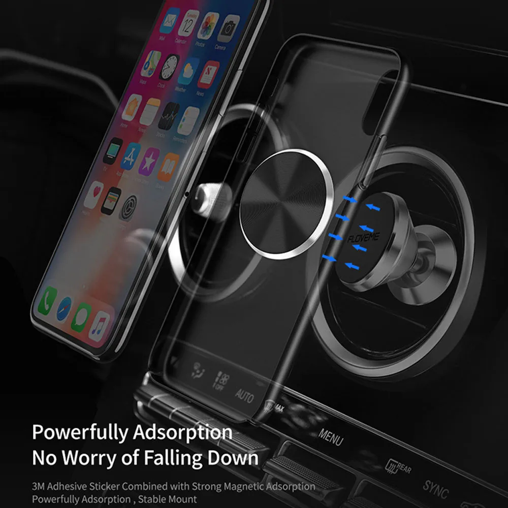 Модная металлическая пластина магнитный диск для автомобильного держателя