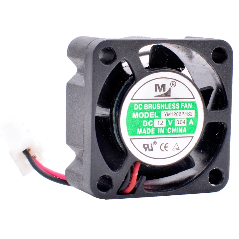 Оригинальный микро-вентилятор YM1202PFS2 2 5 см 25 мм 25x25x10 12 в пост. Тока 0 04a тихий