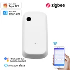 Датчик освещения Tuya Zigbee3.0 светильник, Беспроводной сенсор с голосовым управлением и дистанционным управлением, датчик яркости, Alexa Google Home, для умного дома