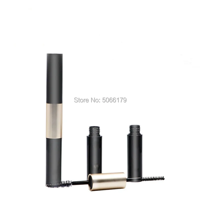 Пустая двойная головка блеск для губ трубки двухсторонняя Золотая Тушь Упаковка