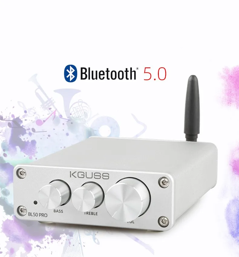 Совершенно новый KGUSS горячая Распродажа Mini TPA3116 Bluetooth 5 0 HiFi усилитель мощности