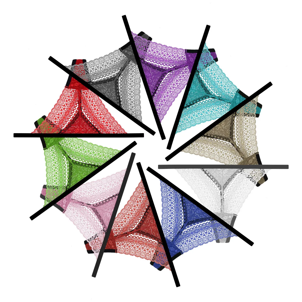 

10 Pcs/lot Sexy Lace Cotton Women G-String Thong T-Back Ladies Tangas Lingerie Plus Size Panties Underwear Modis Underpants