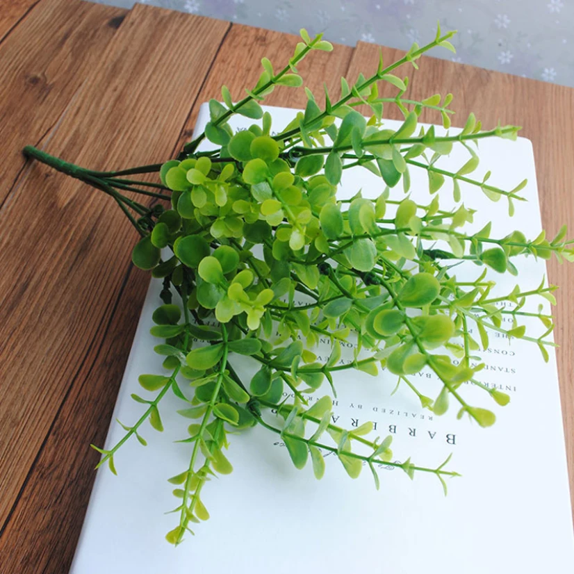 

Artificial Plants for Decoration Garden Office Desk Cheap Faux Grass Artificial Branches Photography Props House Decorations