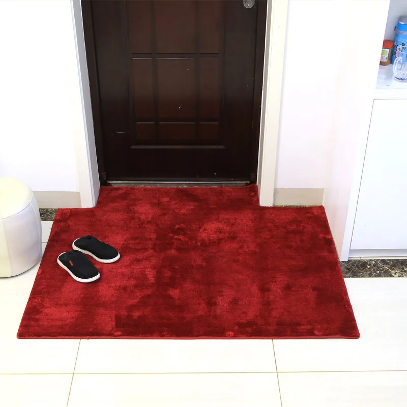 Желтый нескользящий ковер напольный водонепроницаемый коврик для спальни