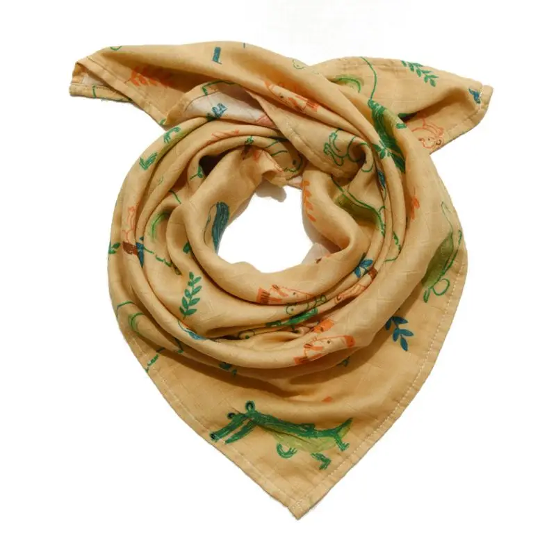 

Newborn Organic Cotton Bamboo Baby Blanket Muslin Swaddle Wrap Feeding Towel Scraf Bibs Muslin Diaper H9EF