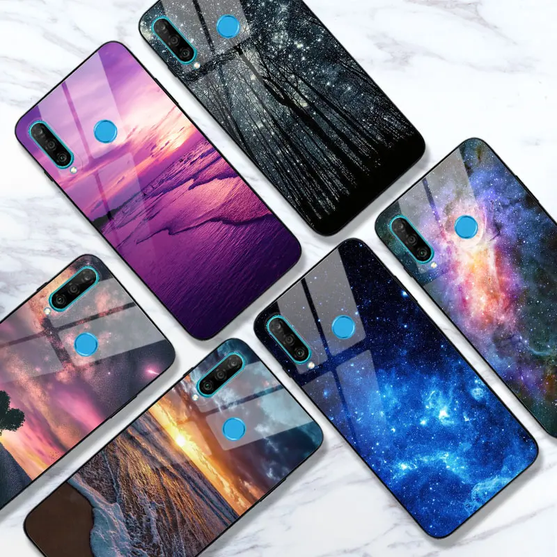 Чехол для телефона Huawei P40 Lite E P30 PRO P20 P10 P9 P Smart Z 2018 2019 2020 2021 Plus глянцевая задняя