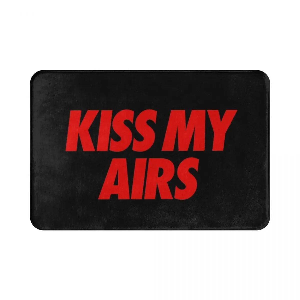 Напольный коврик Kiss My Air полиэстеровый ковер нескользящий для ног соскабливания
