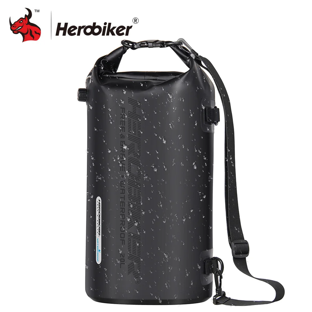 

HEROBIKER водонепроницаемый рюкзак для мотоцикла 20 л, дорожная сумка для мотоцикла, багажная сумка для мотоцикла