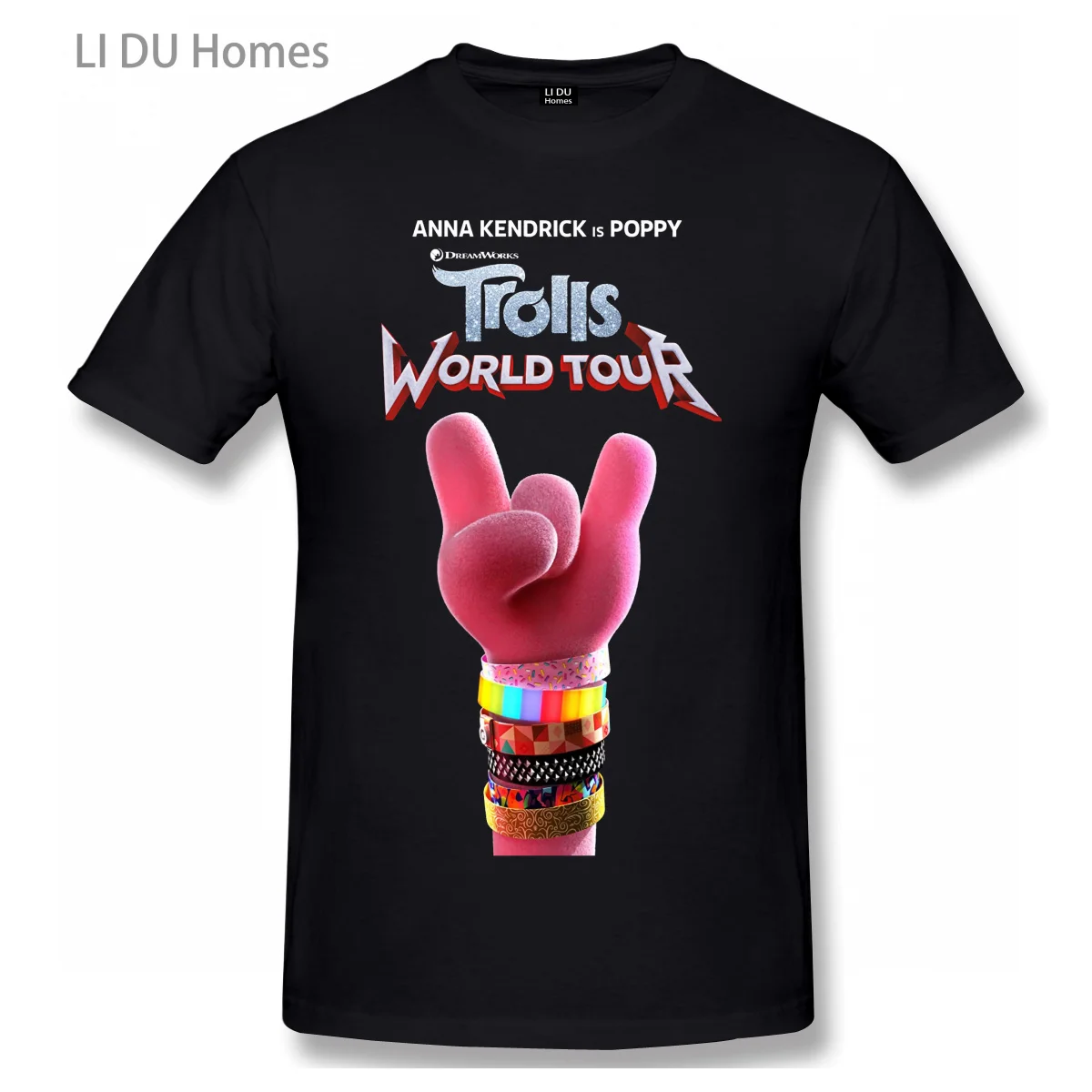 

Trolls World Tour 2020 Movie Poppy T Shirt Men/WoMen High Quality Cotton Summer T-shirt Short Sleeve Graphics Tshirt Tee Gift