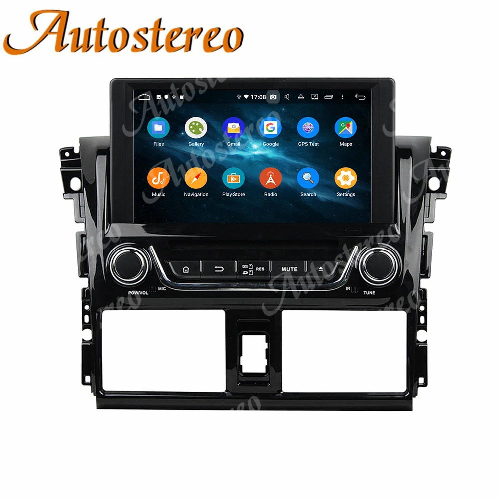 DSP Android 9 0 автомобильный DVD плеер GPS навигация для Toyota YARIS 2013-2015 головное устройство