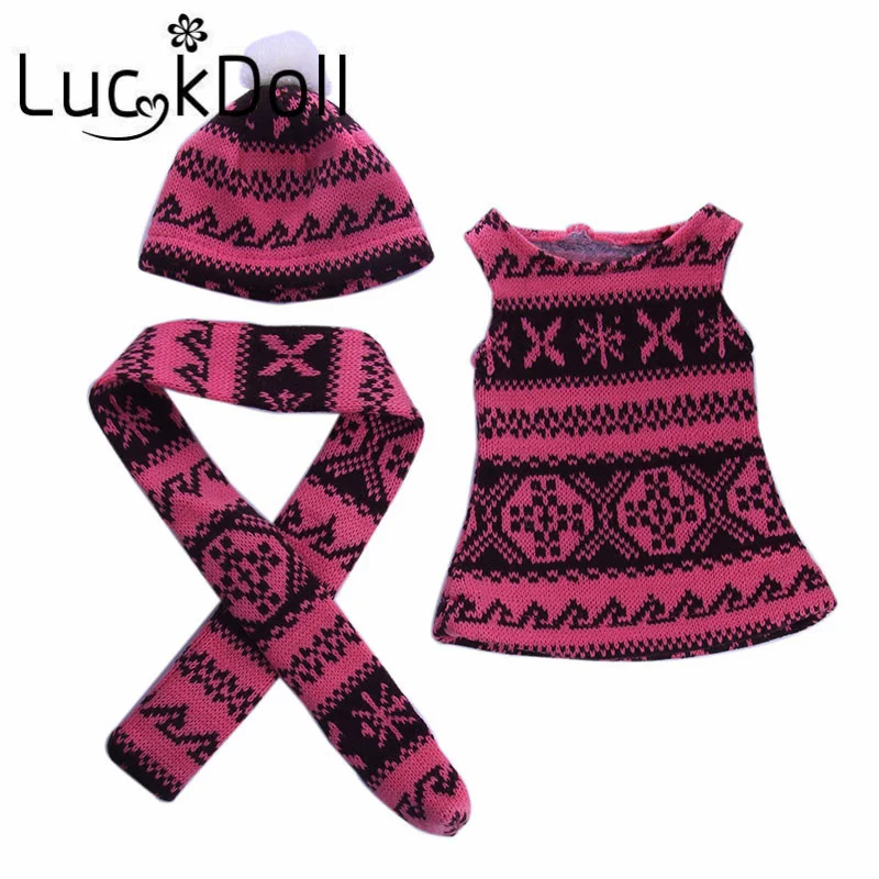 

New Arrival Fashion Dress Sweater Set For 43cm New Zaft free shipping
