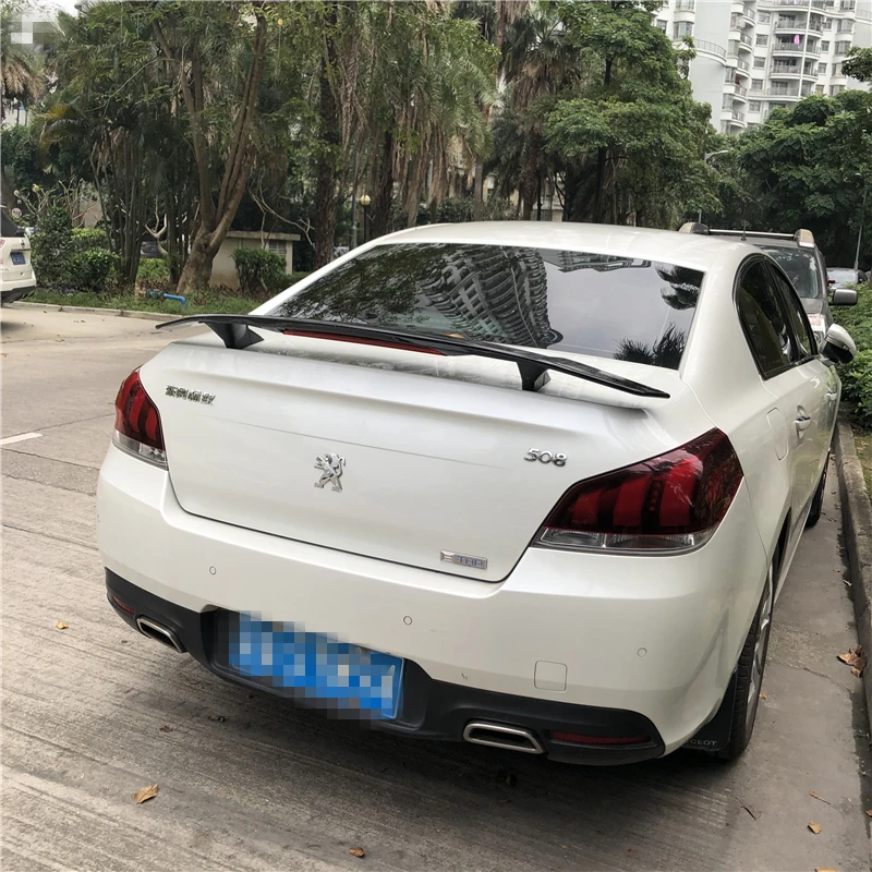 Спойлер для Peugeot 508 2011 2019 спойлер Автомобильный задний из материала TF и ABS заднее