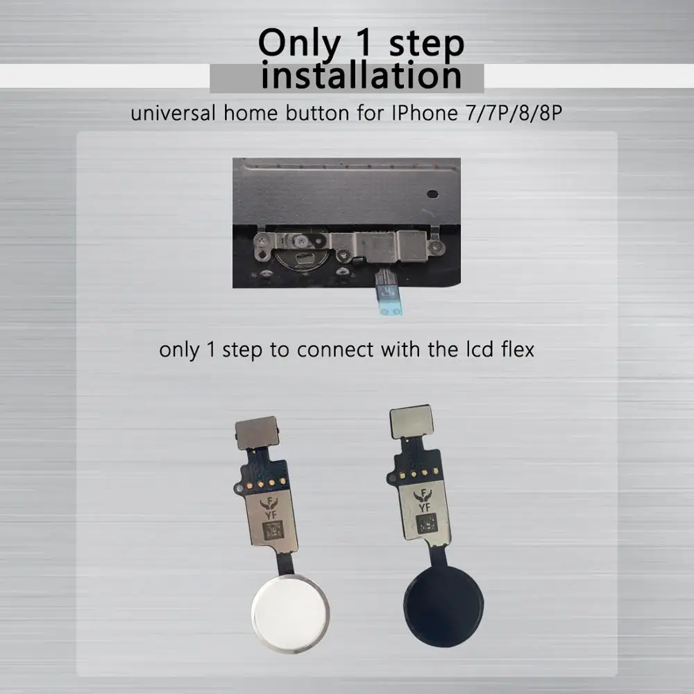 Универсальная кнопка Home для IPhone 7 7 Plus 8 8 Plus со всеми функциями работа без функции Touch ID без Bluetooth без короткого гибкого трубопровода