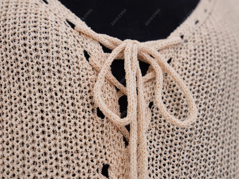 Вязаное крючком пляжное платье-накидка 2021 Пляжная туника парео купальный костюм