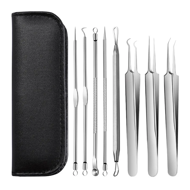 

1 Set Acne Pin Pimple Extractor Risk Free Pimple Pin Stainless Steel Blackhead Remover Pimple Extractor Facial Care Tools