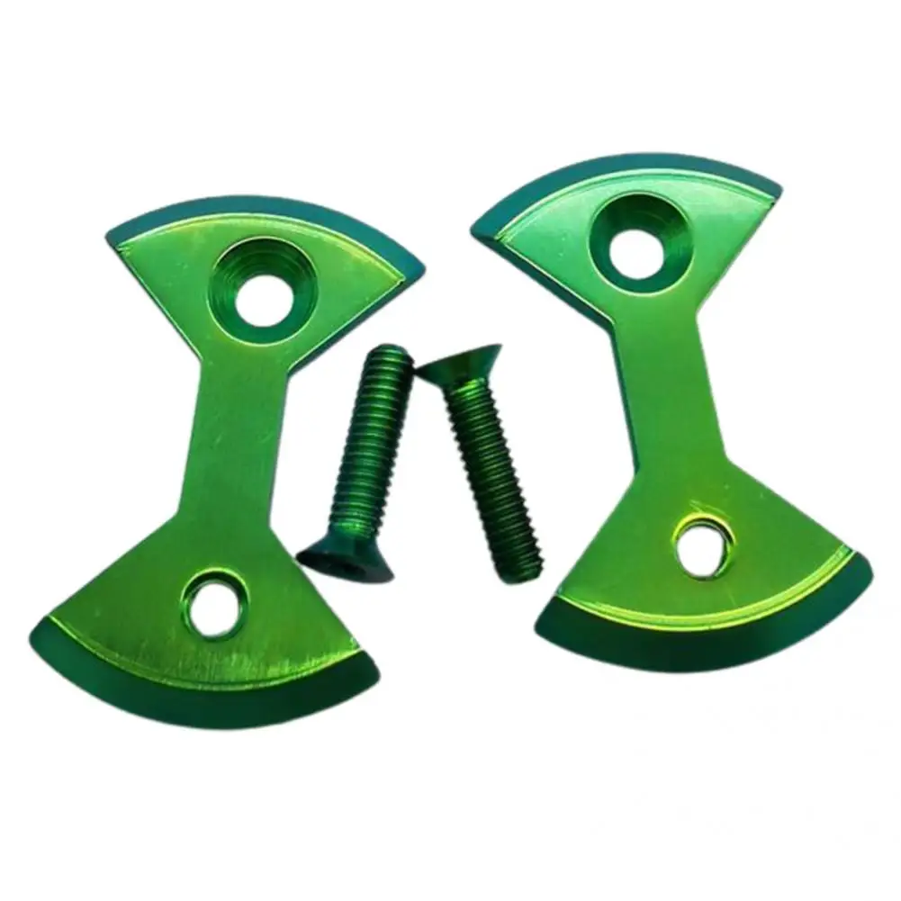 2Pcs Useful Protection Sheet Lightweight CNC Machining Pedal Plate Foot Lock Pedals for Bikes Bike | Спорт и развлечения