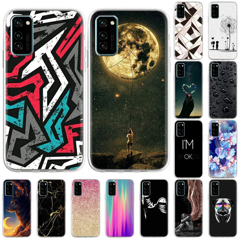 Чехол из ТПУ для Huawei Honor 30 Pro Чехлы силиконовый мягкий чехол 30Pro Plus Стильный