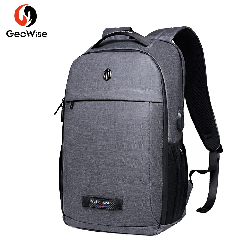 Многофункциональный мужской рюкзак с зарядкой через usb водонепроницаемый для