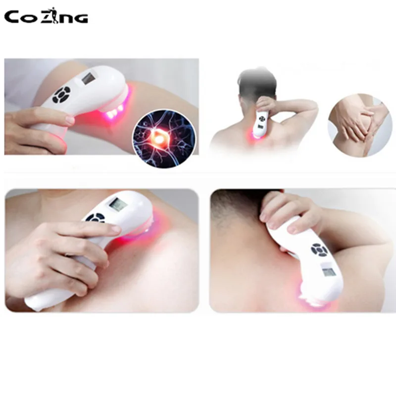 

Pain Relief Healing Laser Therapeutic Device LLLT Cold Laser Medical Therapeutic Machine Laser Pain Therapy+Gift