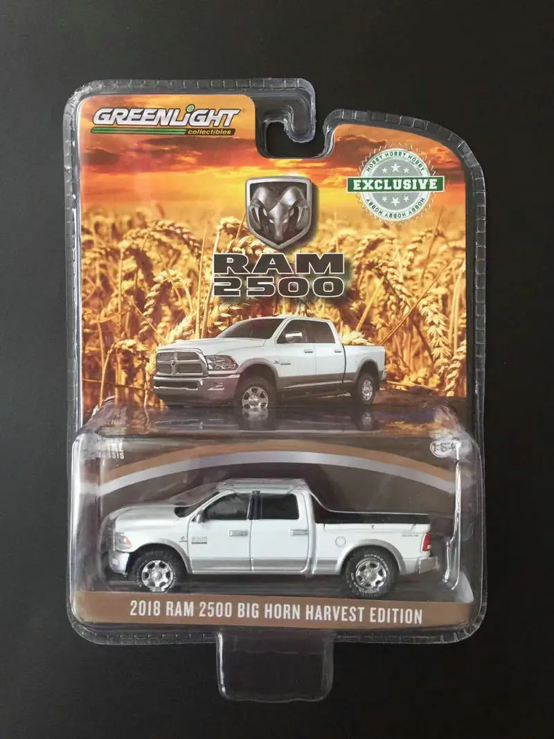

GreenLight 1/64 2018 RAM 2500 большой гудок сбора урожая эдиона Коллекционная версия литая модель автомобиля игрушка подарок