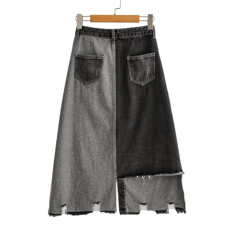 

SeeBeautiful Irregular Large Size Dress Lapel Batwing Sleeve Single Breasted New Fashion Spring Summer 2021 Woman E349