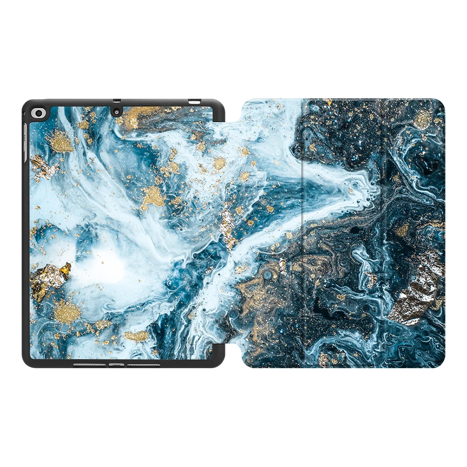 IPBC11 Чехол MTT marble для iPad 9,7 дюймов, мягкая задняя панель из ТПУ+ откидная подставка из искусственной кожи, умный чехол для iPad Air 1 2, чехол для планшета, Fundas - Цвет: IPBC11
