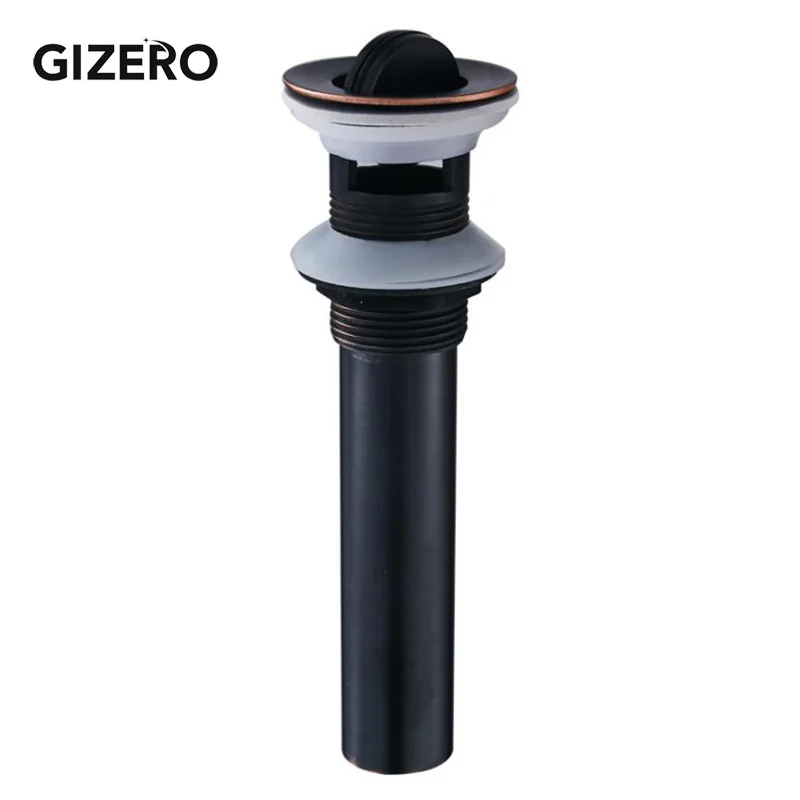 Аксессуары для ванной комнаты сливной фильтр раковины черная отделка щелчок