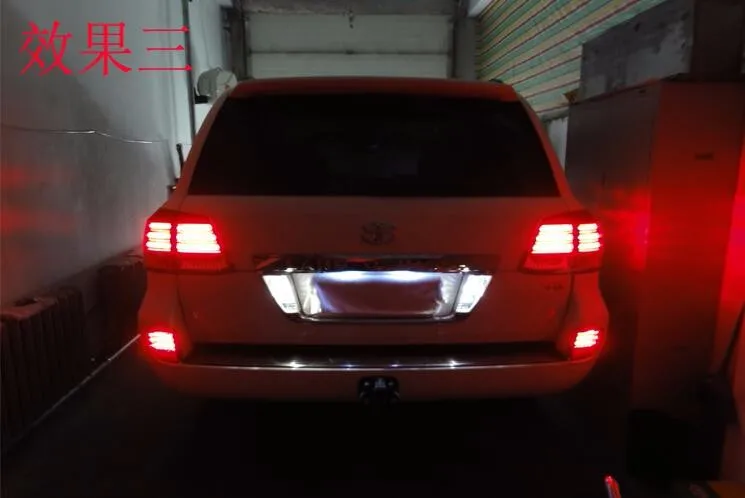 

Eosuns Led Night Running Light + Brake Light, Rear Bumper Light, for Land Cruiser Fj200 2008-15, Wireless Switch